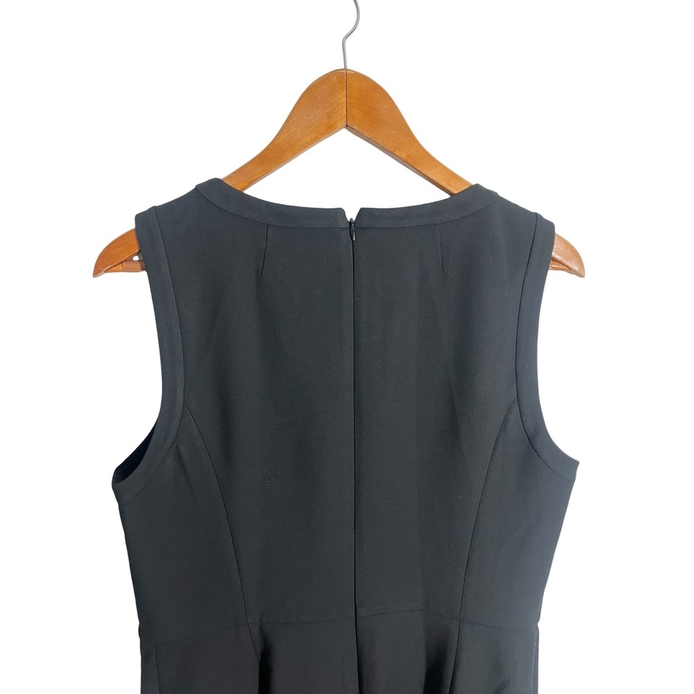 J. CREW Stretch Crepe Professional Workwear Sleeveless Sheath Dress BK701 - Picture 5 of 10